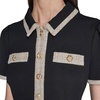 image:imageKARL LAGERFELD Womens Short Sleeve Scuba Crepe Casual JumpsuitBlackBirch Multi