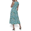 image:imageKARL LAGERFELD Womens Sleeveless Square Neck Tie Waist Midi DressBlue Hydrangea Combo