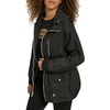 image:imageKARL LAGERFELD Womens Soft Windbreaker Rain Wear Durable 3 Pocket AnorakBlack