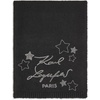 image:imageKARL LAGERFELD Womens Star Power Studded ScarfBlack