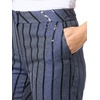 image:imageKARL LAGERFELD Womens Stripe PantIndigoBlack Stripe