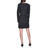 image:imageKARL LAGERFELD Womens Tweed Printed Scoop Neck Cropped JacketBlack