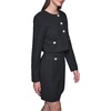 image:imageKARL LAGERFELD Womens Tweed Printed Scoop Neck Cropped JacketBlack