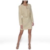 image:imageKARL LAGERFELD Womens Tweed Printed Scoop Neck Cropped JacketFreesia YellowSoft White