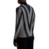 image:imageKARL LAGERFELD mens Jacquard Half Zip SweaterBlackWhite