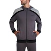 image:imageKARL LAGERFELD mens Plaid Track JacketGrey