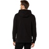 image:imageKARL LAGERFELD mens Solid Center Logo Drawcord HoodieBlack