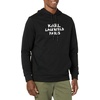 image:imageKARL LAGERFELD mens Solid Center Logo Drawcord HoodieBlack
