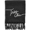 image:imageKARL LAGERFELD womens Blanket Cloud Tres Chic ScarfBlack