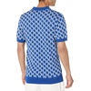 image:imageKarl Lagerfeld Mens All Over Logo Sweater Polo CottonBlue