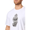 image:imageKarl Lagerfeld Mens Crewneck Short Sleeve Armored Knight Graphic Relaxed Fit TShirtOptic White