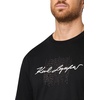 image:imageKarl Lagerfeld Mens Crewneck Short Sleeve Cursive Logo Design Relaxed Fit TShirtBlack
