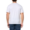 image:imageKarl Lagerfeld Mens Crewneck Short Sleeve Spliced Armor Graphic Design Relaxed Fit TShirtOptic White