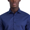 image:imageKarl Lagerfeld Mens Flower Dot Long Sleeve Dress ShirtBlueWhite