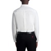 image:imageKarl Lagerfeld Mens Jacquard Hexagon Long Sleeve Dress ShirtWhite