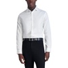image:imageKarl Lagerfeld Mens Jacquard Hexagon Long Sleeve Dress ShirtWhite