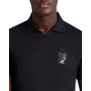 image:imageKarl Lagerfeld Mens Karl Armour Johnny Collar PoloBlack