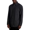 image:imageKarl Lagerfeld Mens Long Sleeve Windowpane ShirtCharcoal