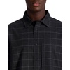 image:imageKarl Lagerfeld Mens Long Sleeve Windowpane ShirtCharcoal