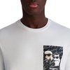 image:imageKarl Lagerfeld Mens Short Sleeve Crewneck Choupette Karl Graphic TShirtWhite