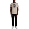 image:imageKarl Lagerfeld Mens Short Sleeve Crewneck Graphic Design TShirtBeige