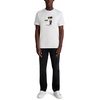 image:imageKarl Lagerfeld Mens Short Sleeve Crewneck Graphic Design TShirtWhite