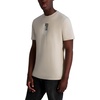 image:imageKarl Lagerfeld Mens Short Sleeve Crewneck Graphic Logo Design TShirtBeige