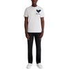 image:imageKarl Lagerfeld Mens Short Sleeve Crewneck Heart Graphic Design TShirtWhite