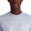 image:imageKarl Lagerfeld Mens Short Sleeve Crewneck Karl Choupette Graphic TShirtLt Blue