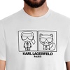 image:imageKarl Lagerfeld Mens Short Sleeve Crewneck Karl Choupette Graphic TShirtWhite