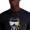 image:imageKarl Lagerfeld Mens Short Sleeve Crewneck Pastel Karl Graphic Design TShirtBlack