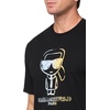 image:imageKarl Lagerfeld Mens Short Sleeve Crewneck Pastel Karl Graphic Design TShirtBlack