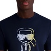 image:imageKarl Lagerfeld Mens Short Sleeve Crewneck Pastel Karl Graphic TShirtNavy Blazer