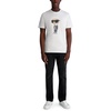 image:imageKarl Lagerfeld Mens Short Sleeve Crewneck Pixel Karl Graphic Design TShirtWhite