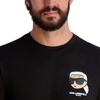 image:imageKarl Lagerfeld Mens Short Sleeve Karl Logo Crewneck Graphic Design TShirtBlack