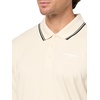 image:imageKarl Lagerfeld Mens Short Sleeve Point Collar Logo Polo Top with Piped TrimNatural