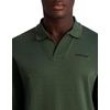 image:imageKarl Lagerfeld Mens Signature Logo Long Sleeve Polo TopOlive