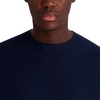 image:imageKarl Lagerfeld Mens Textured Striped Short Sleeve ShirtNavy Blazer