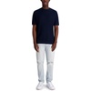 image:imageKarl Lagerfeld Mens Textured Striped Short Sleeve ShirtNavy Blazer