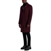 image:imageKarl Lagerfeld Paris Mens Notch Lapel Shift Silhouette CoatWine