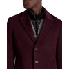 image:imageKarl Lagerfeld Paris Mens Notch Lapel Shift Silhouette CoatWine