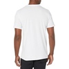 image:imageKarl Lagerfeld Paris Mens Stack Striped Logo Crewneck Short Sleeve Solid TShirtWhite