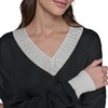 image:imageKarl Lagerfeld Paris Womens Low VNeck SweaterBlack