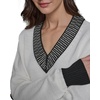 image:imageKarl Lagerfeld Paris Womens Low VNeck SweaterSoft White