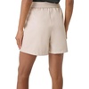 image:imageKarl Lagerfeld Paris Womens Pleated PU Faux Leather ShortsBone