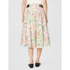 image:imageKarl Lagerfeld Paris Womens Printed Floral Belted Midi SkirtSoft WhitePink Carnation Multi