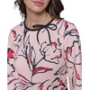 image:imageKarl Lagerfeld Womens 34 Sleeve Flounce Hem Fun Sheath DressPearl Blush Multi