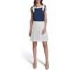 image:imageKarl Lagerfeld Womens Above the Knee Lace Preppy Hem SkirtSoft White