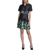 image:imageKarl Lagerfeld Womens Above the Knee Placed Floral SkirtBlack Combo