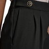 image:imageKarl Lagerfeld Womens Ankle Polished Suiting PantBlack
